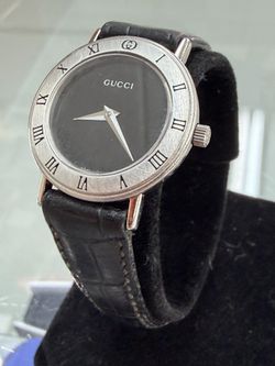 Gucci 3000L Silver 26mm Black Dial Quartz Women’s Watch