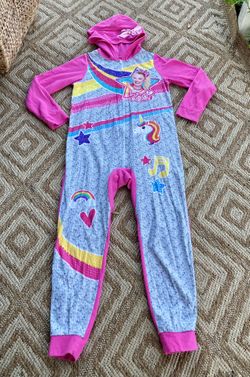 Jojo Siwa One Piece fleece Hooded Pajamas Onesie for Sale in