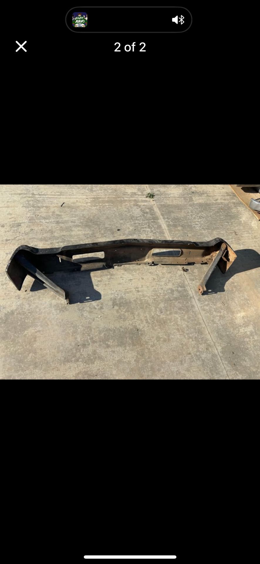 1973 CHEVY NOVA Front Bumper With Brackets 