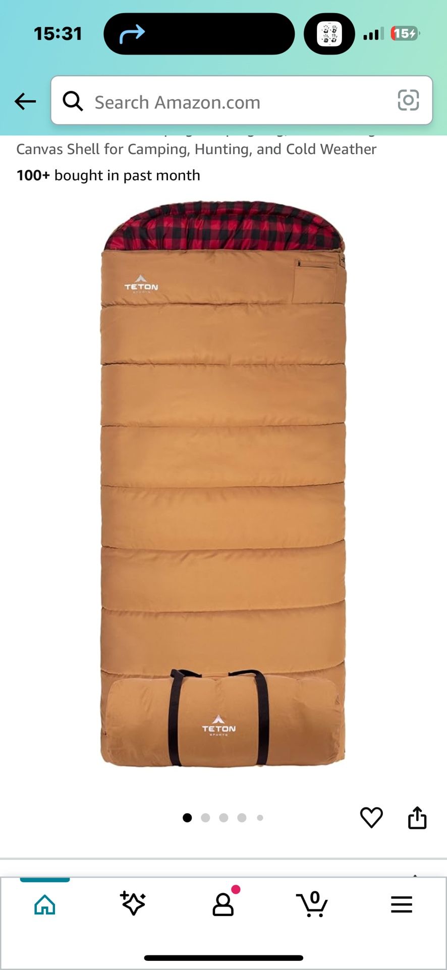 -35 Degree Teton Hunter Sleeping Bag