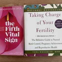 Books - Taking Charge Of Your Fertility and The Fifth Vital Sign