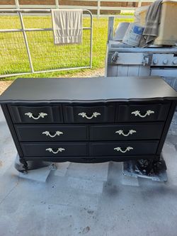 Small Black Dresser