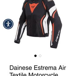Dainese Estrema Air Textile jacket + Dainese Carbon 3 gloves