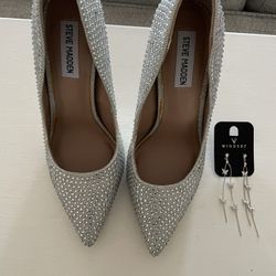 Silver Heels Size 7.5W