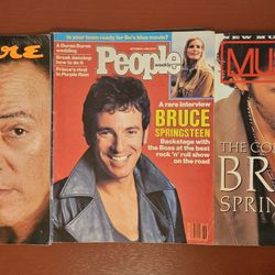 Vintage Bruce Springsteen Magazines