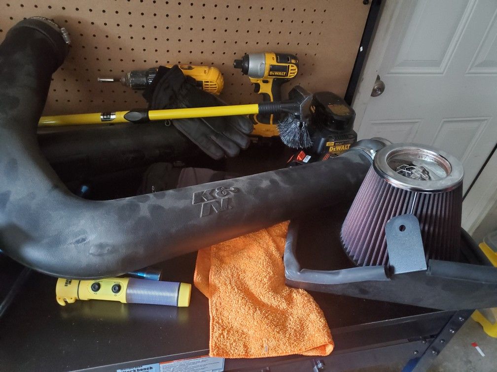 K&N cold air intake for dodge challenger about 25000 miles on it