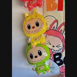 Labubu Birthday Banner And Ballons