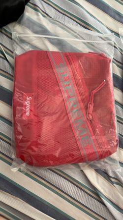 Red supreme crossbody bag