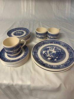 Willow China (unbranded) 21 Pieces