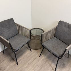 2 Person Patio Set Waterproof For Outdoor Camping