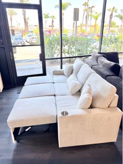 Modern Sofa Bed — Compact Sleeper w/ Storage (82”) FREE LOCAL DELIVERY 🚚