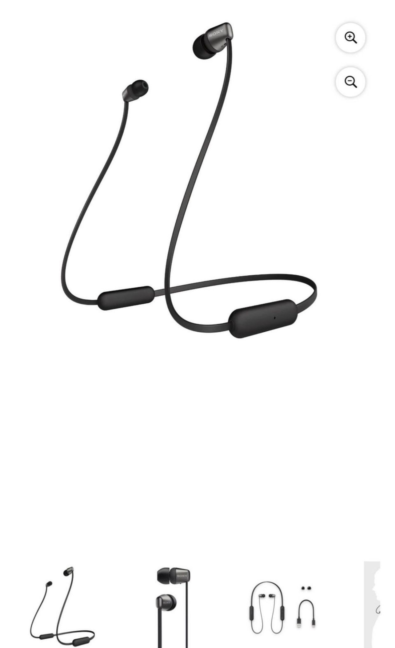 SONY WIC310/B Headphones