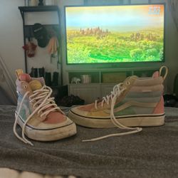 Vans Pastel-Multi-Colored High Tops 