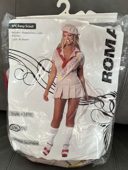 3 PC Sexy Scout costume - Size S/M