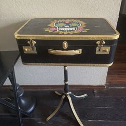Vintage Painted Suitcase
