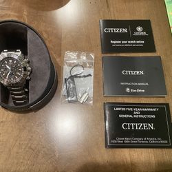 Men’s Citizen Eco-Drive Brycen Watch (AT0810-55X) – Never Worn
