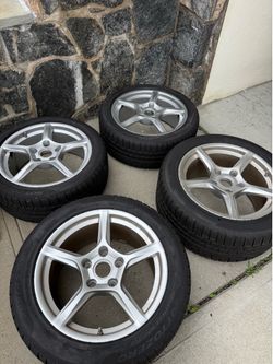 Set of 18” OEM winter wheels/tires Porsche Boxster