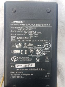 Bose power supply docking system I model psm36w-208