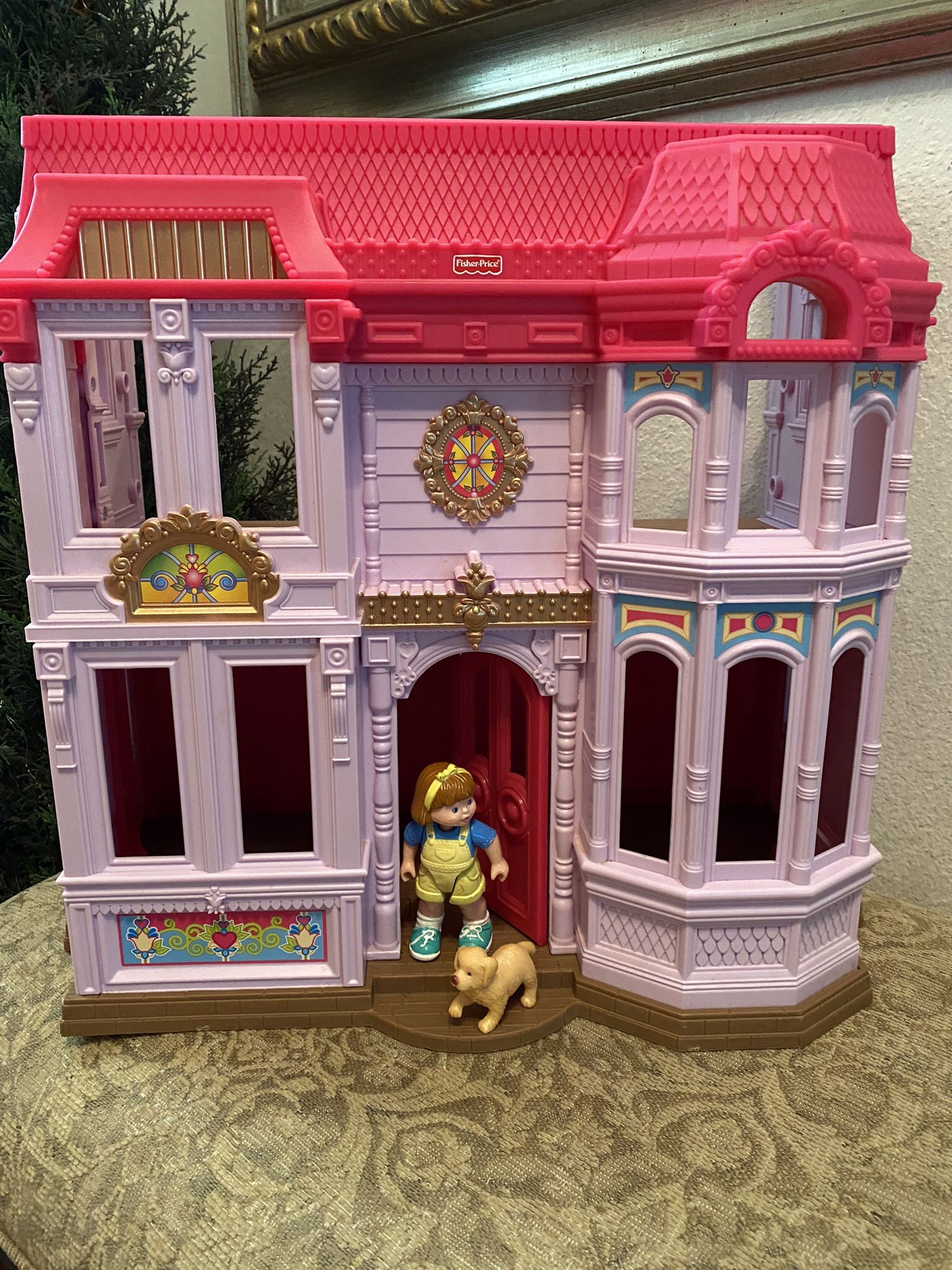 Vintage Fisher Price Mansion Doll House