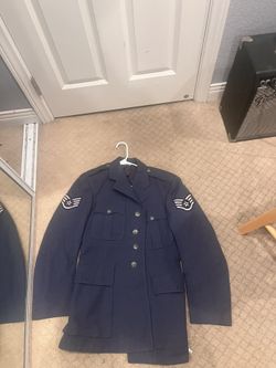 Military Blue Dress Jacket Air Force Size 38r