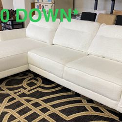 New Boucle Style Sectional (Finance & Delivery)
