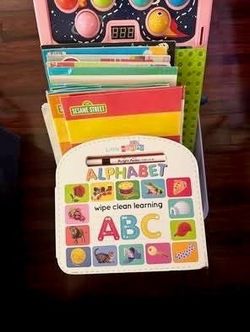 Alphabet-Board Book - Wipe Clean. New, Open Package. Pick Up In Van Nuys