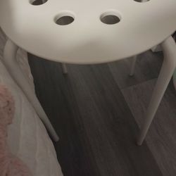 Ikea White Stool 
