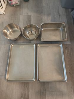 Set of 5 Stainless Steel Utensils