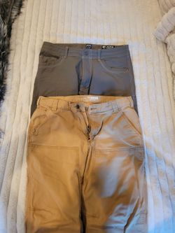 Men's Carhartt and Kuhl pants