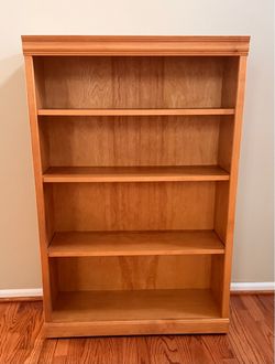 Solid wood bookcase
