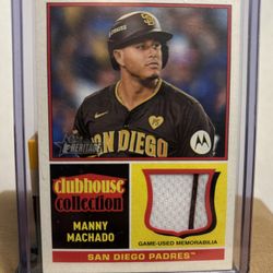 Manny Machado Game Used Memorabilia