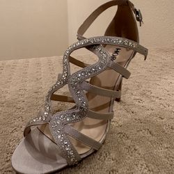 Silver Party Heels