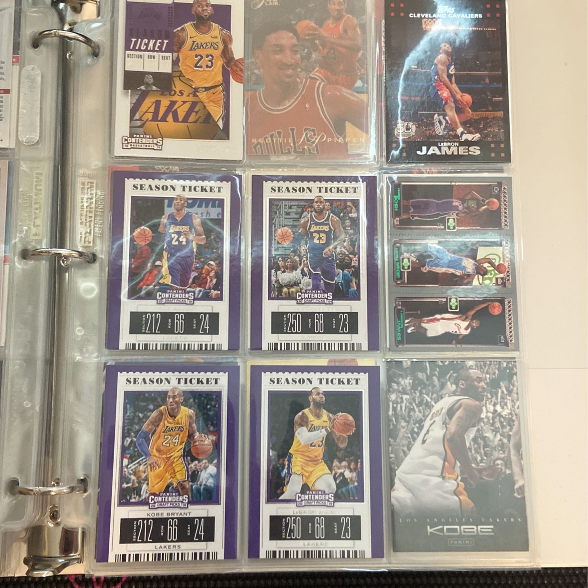 Lebron James, Kobe, Bryant Scottie Pippen