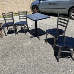 Commercial Table And Chairs 