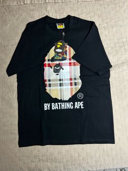 Plaid bathing ape t shirt