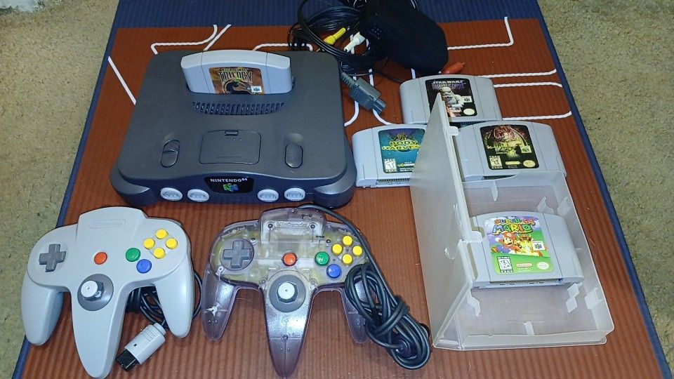 Nintendo 64 With Games 