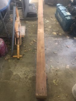 Rustic wooden beam