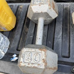 $35- 40lbs Dumbbell Only 1