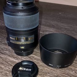 Nikon AFS NIKKOR Micro 85mm 1:3.5 G ED DX Lens (Macro)