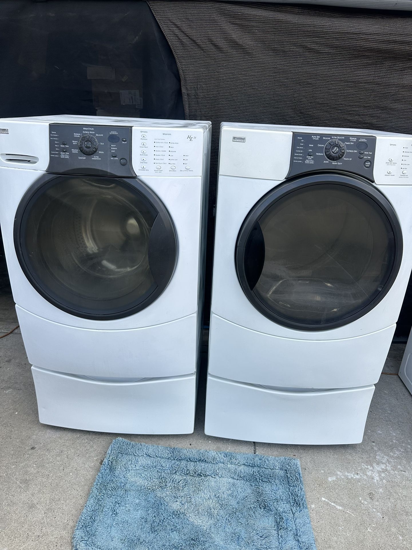 Kenmore Elite Washer & Dryer Front Loader Gas Set