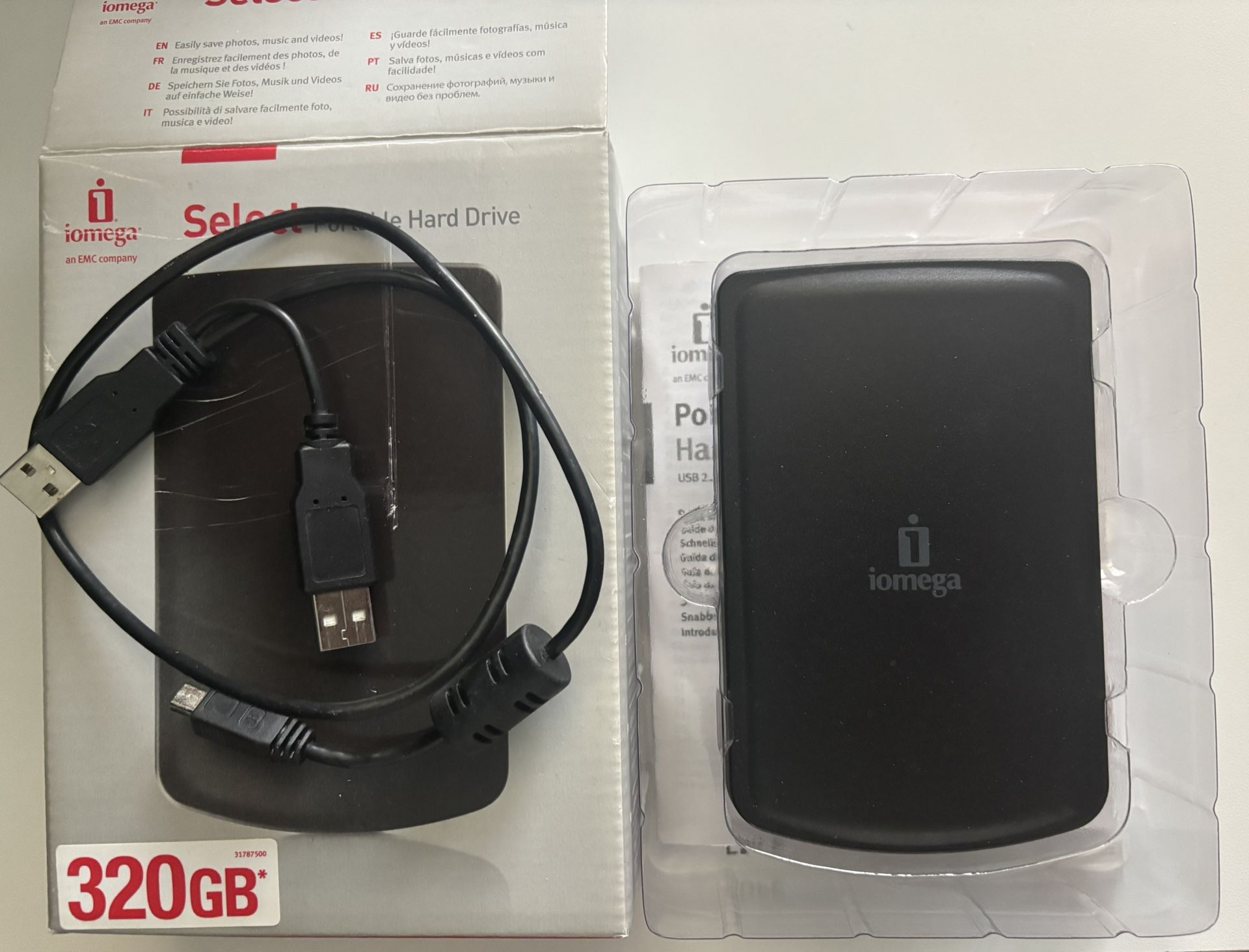 iOmega 320gb External Hard Drive