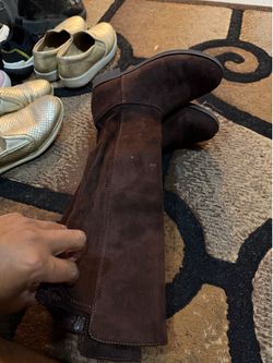 Brown girls boots