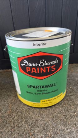 Spartawall interior satin/ low sheen paint