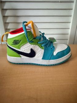 KIDS Air Jordan 1 Mid PS - Multicolor 12C