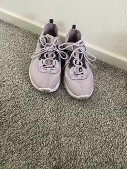 Girls Youth Purple Nike Running Shows Size 3.5
