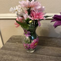 Small Vase With Floral Arrangement 