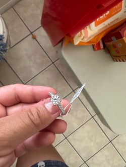 Moissanite ring