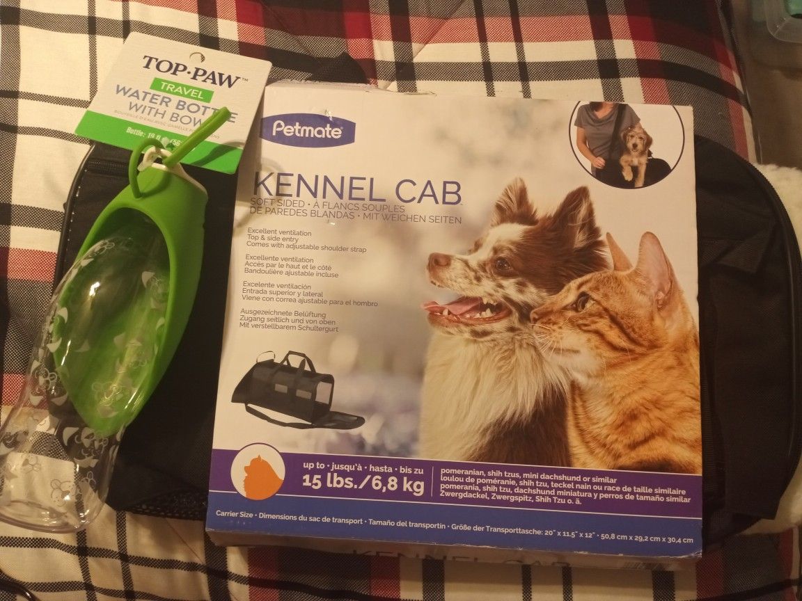 Still Available ~ Pet Set Kennel and Water Bottle Set