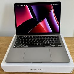 1TB SSD M1 Chip 16GB RAM MacBook Pro Touch Bar Retina Display 13” 8-Core CPU 8-Core GPU similar To 2022 and 2023 14” 16” AppleCare 2024 