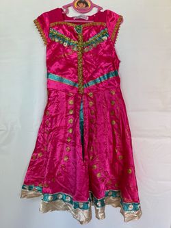 Girls Princess Jasmine Style Costume Dress